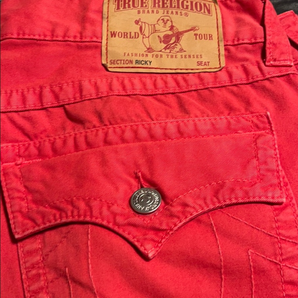 True Religion Men’s Ricky fit Red Size 36x30